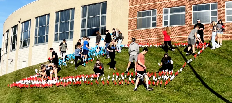 Lisbon students and teachers collaborate to commemorate 9/11 anniversary